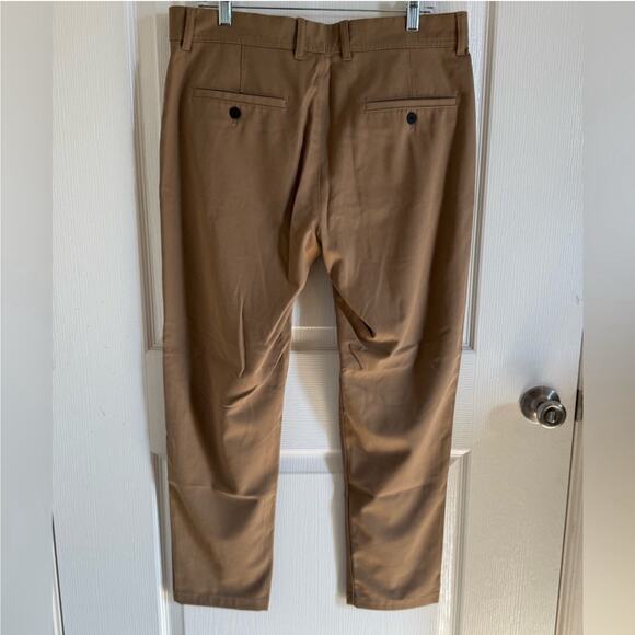 ZARA Melange Pant Slim Bi-Stretch Men's 34 Tan Khaki Dress Pants 34x29 - Picture 6 of 7